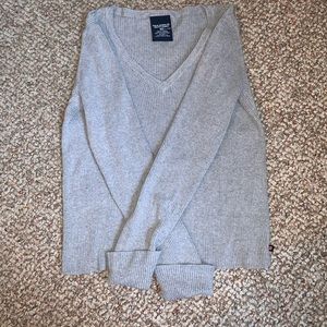 Gray Polo Sweater